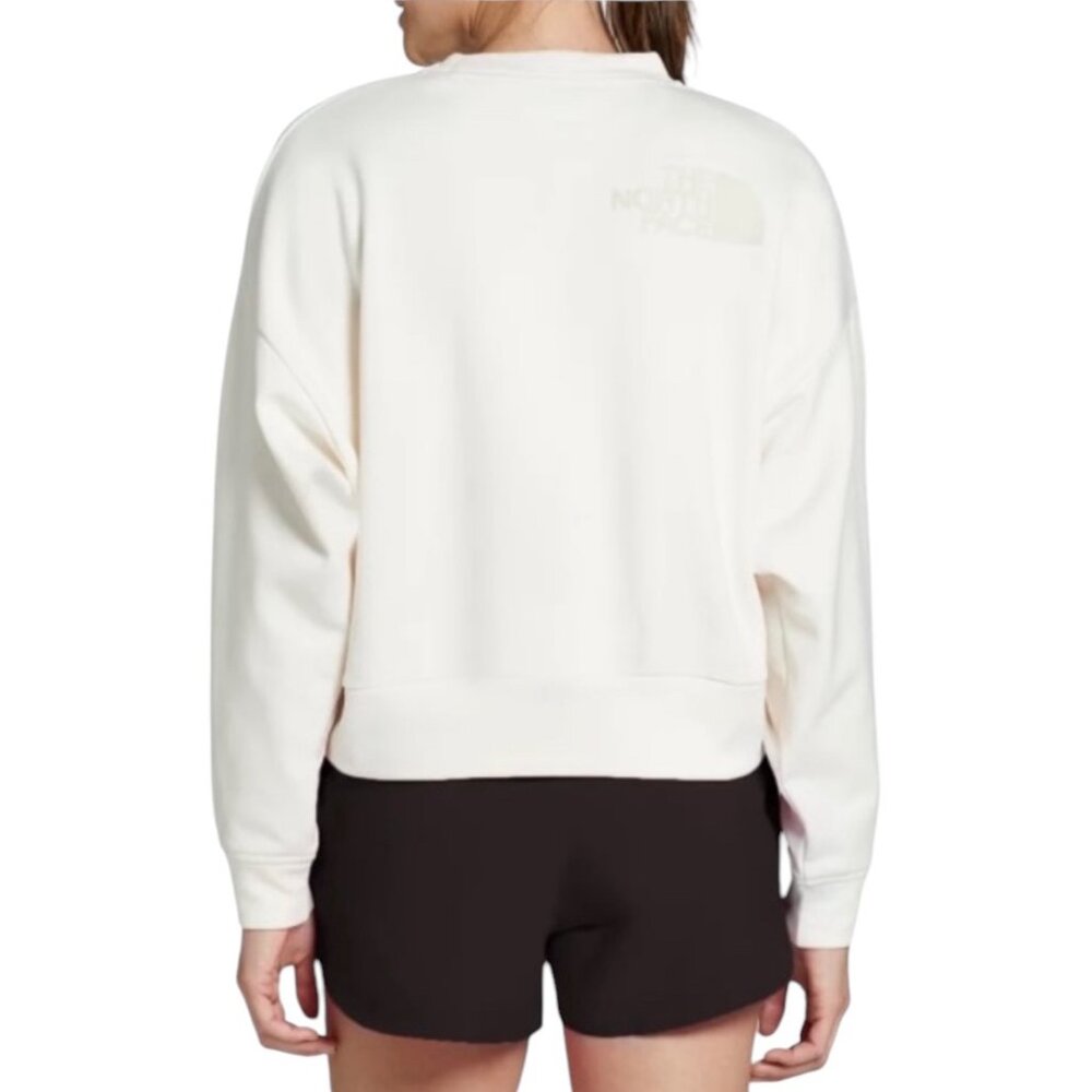 North Face Horizon Performance Crew Sweatshirt - Gardenia White - Size XS - Picture 3 of 7